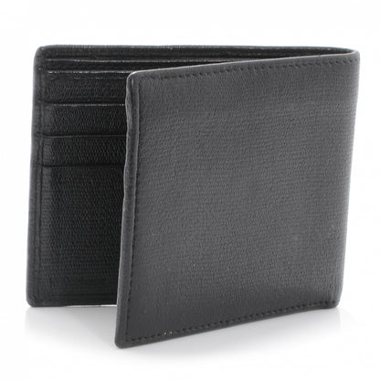 Saint Laurent Mens Textured Leather Ycon Wallet Black 3 of 6