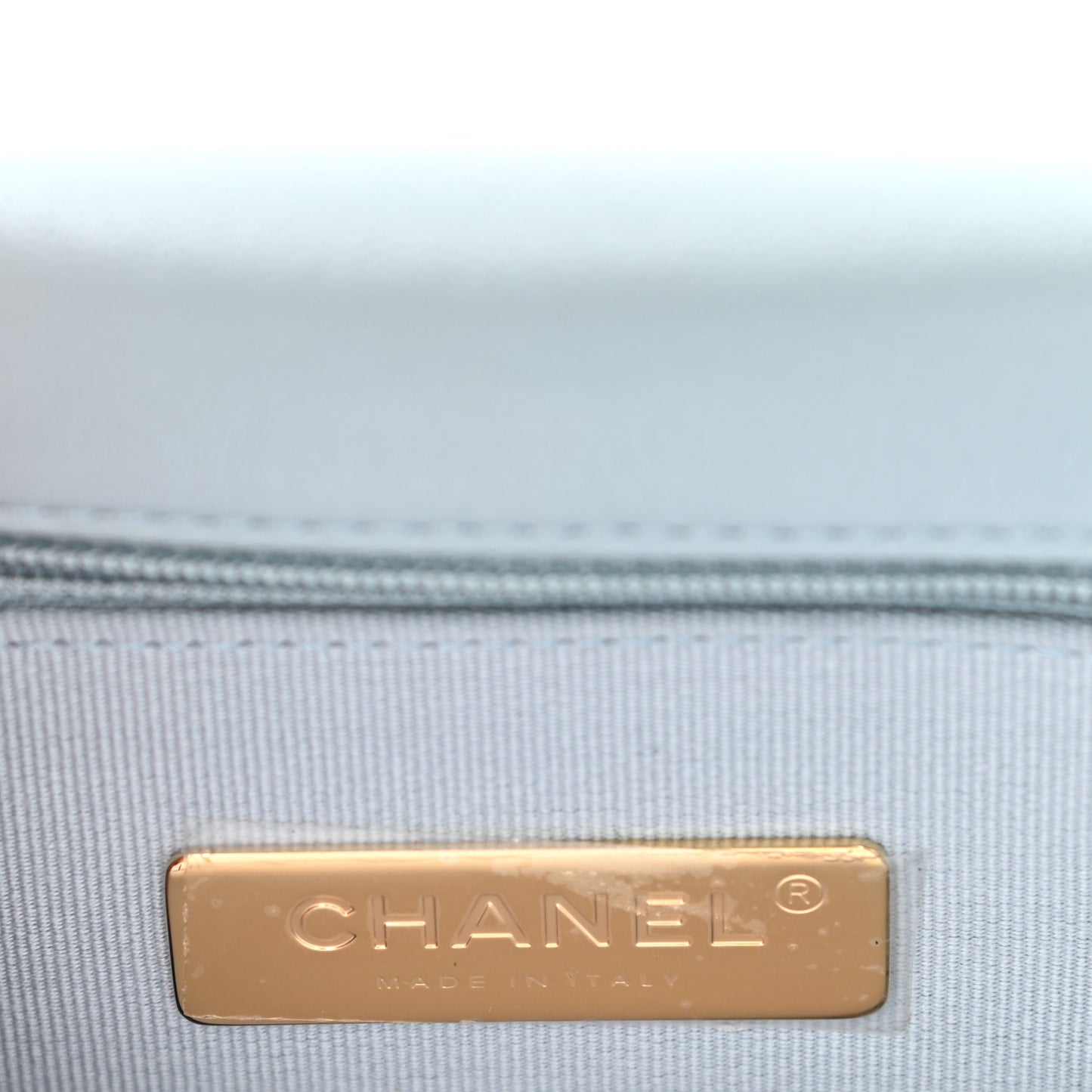 Lambskin Quilted Medium Chanel 19 Flap Light Blue