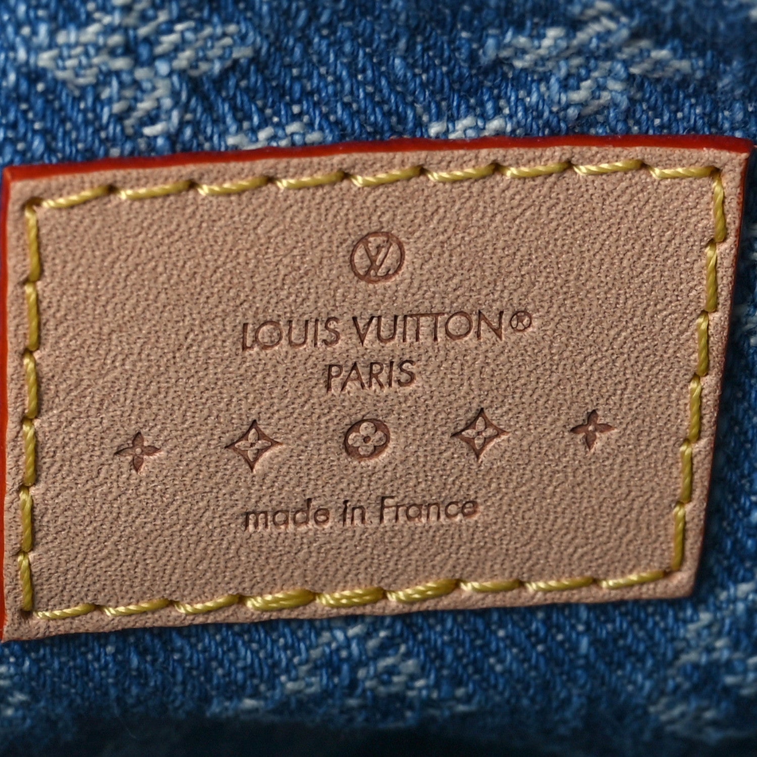 Louis Vuitton Monogram Denim Nano Speedy Blue 6 of 10
