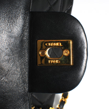 Chanel Lambskin Medium Double Flap Black 7 of 10