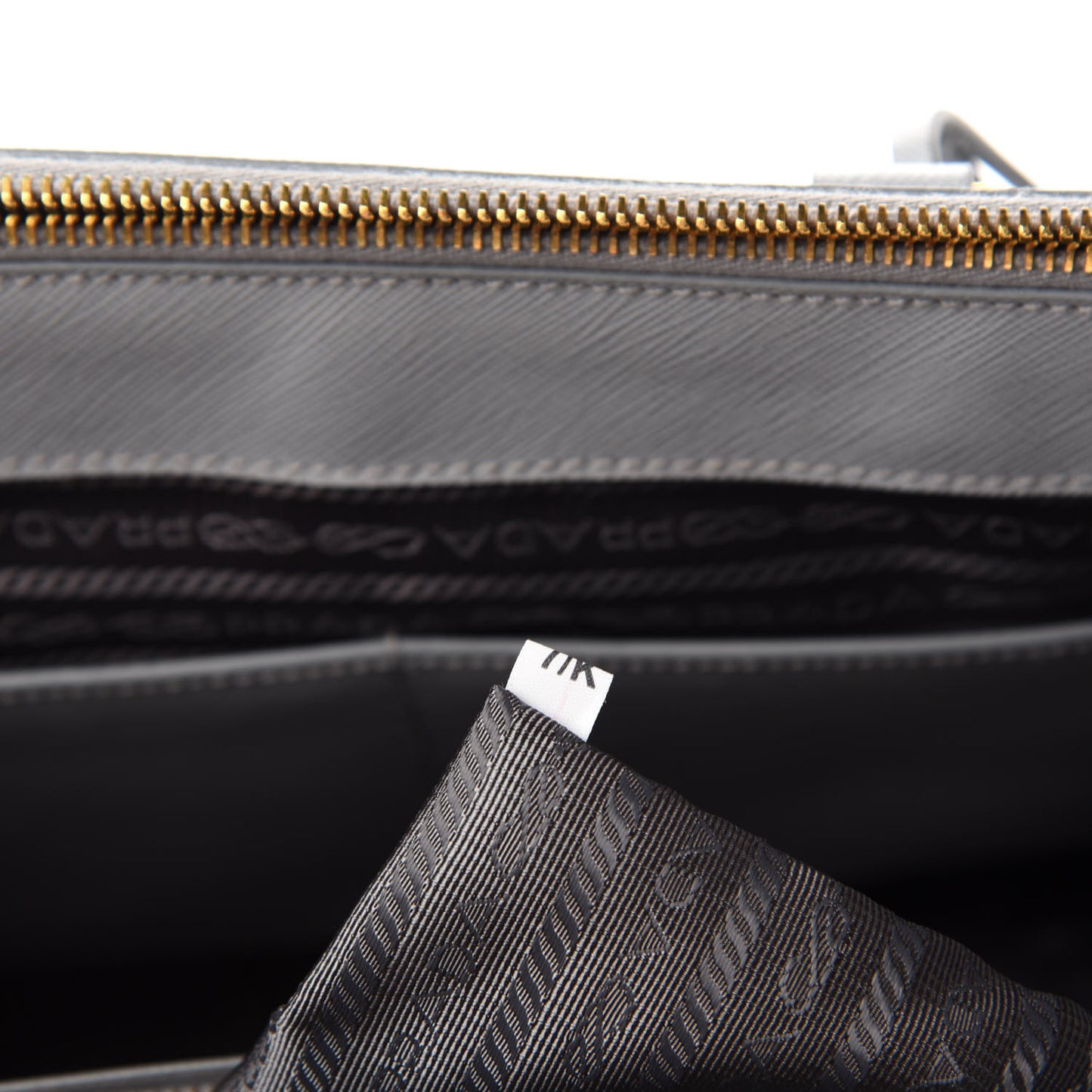 Saffiano Large Galleria Double Zip Tote Granito