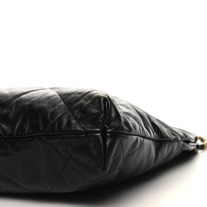 Chanel Shiny Calfskin Quilted Small Chanel 22 Black 12 of 12