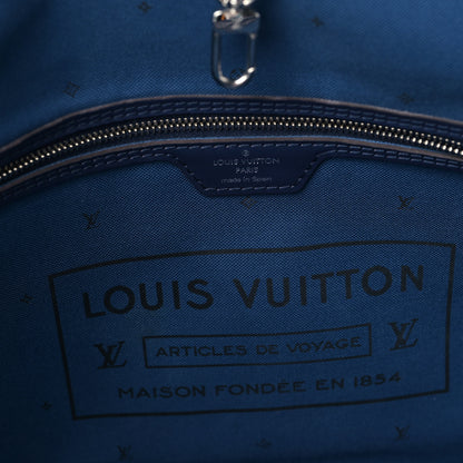 Louis Vuitton Monogram Escale Neverfull MM Blue 6 of 8