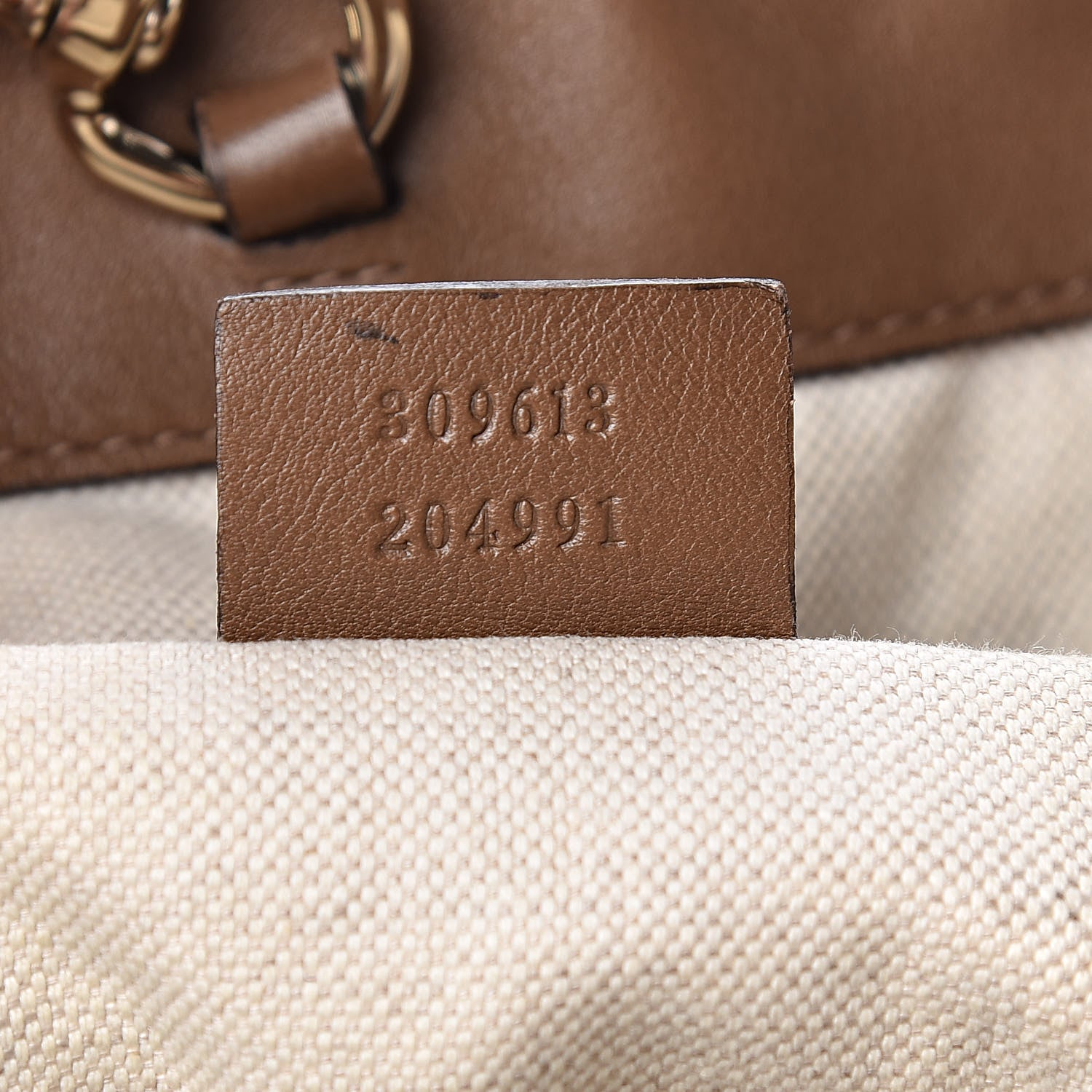 Gucci GG Supreme Monogram Medium Nice Tote Brown 7 of 13