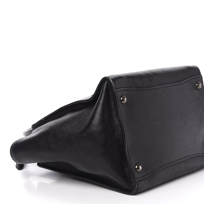 Prada Glace Calf Twin Pocket Tote Black 8 of 10