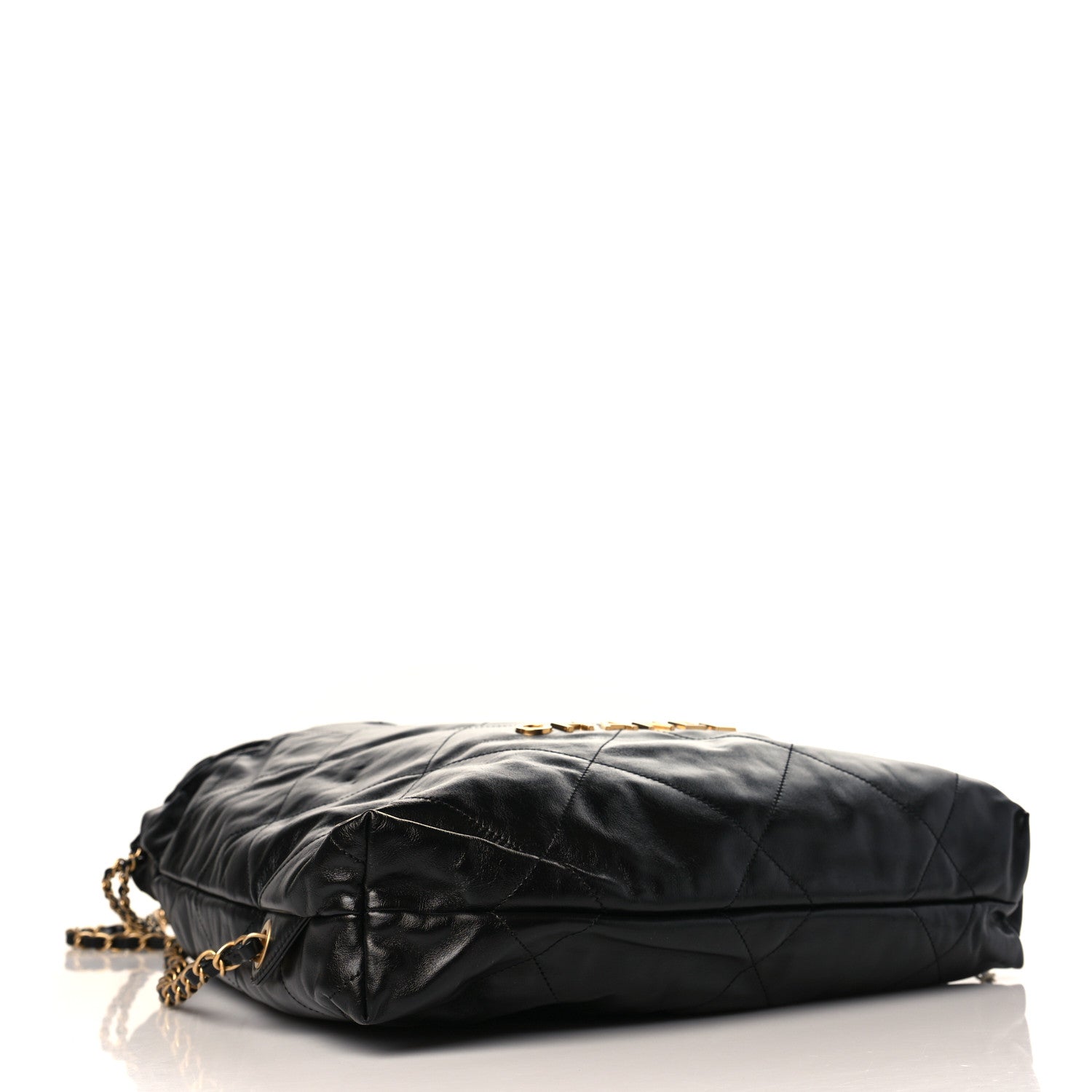 Chanel Shiny Calfskin Quilted Chanel 22 Backpack Black 4 of 9