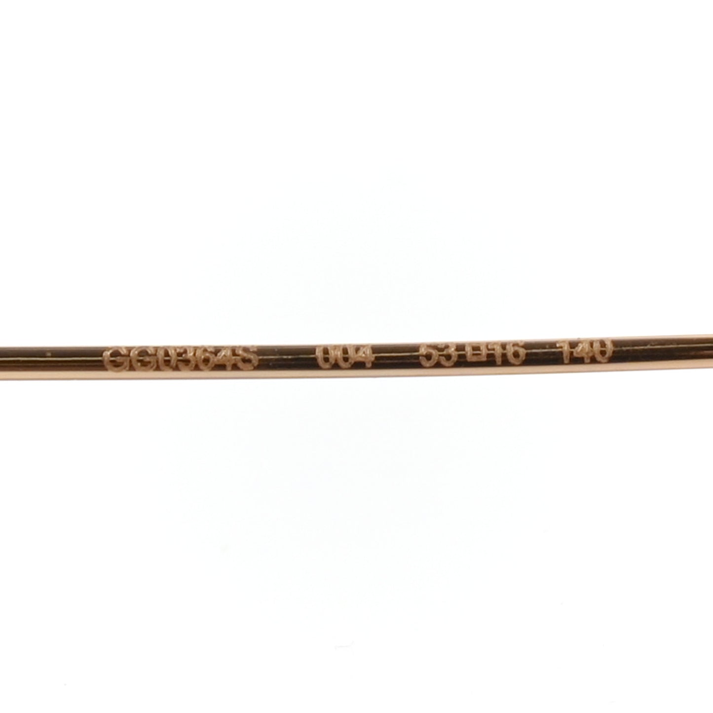 Metal Pearl Cat Eye Sunglasses GG0364S Gold