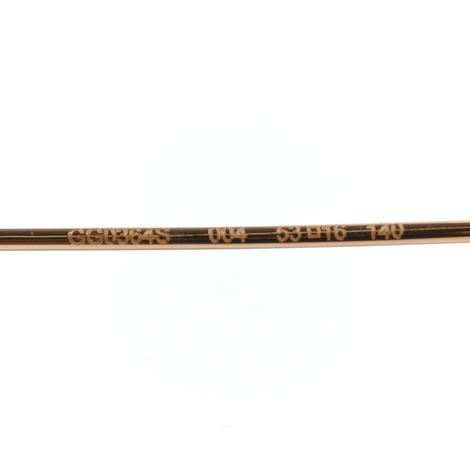 Gucci Metal Pearl Cat Eye Sunglasses GG0364S Gold 7 of 7