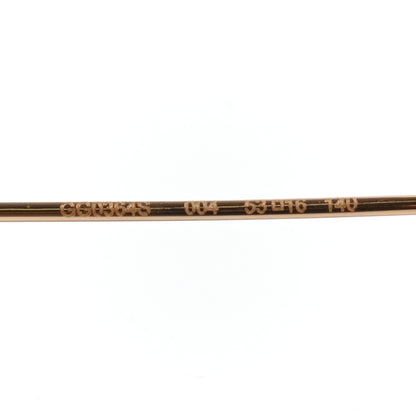 Gucci Metal Pearl Cat Eye Sunglasses GG0364S Gold 7 of 7