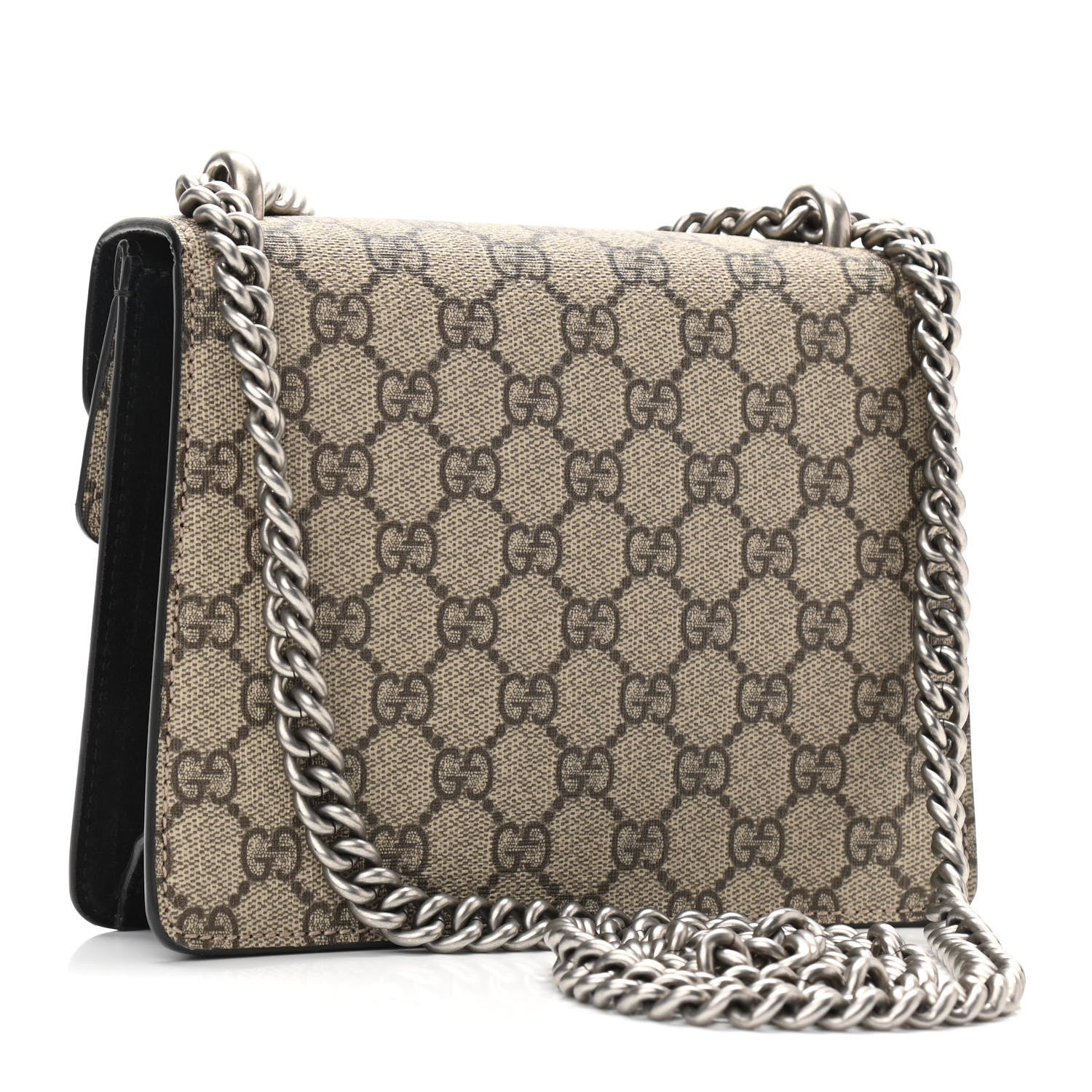 Gucci GG Supreme Monogram Mini Dionysus Shoulder Bag Black 3 of 10