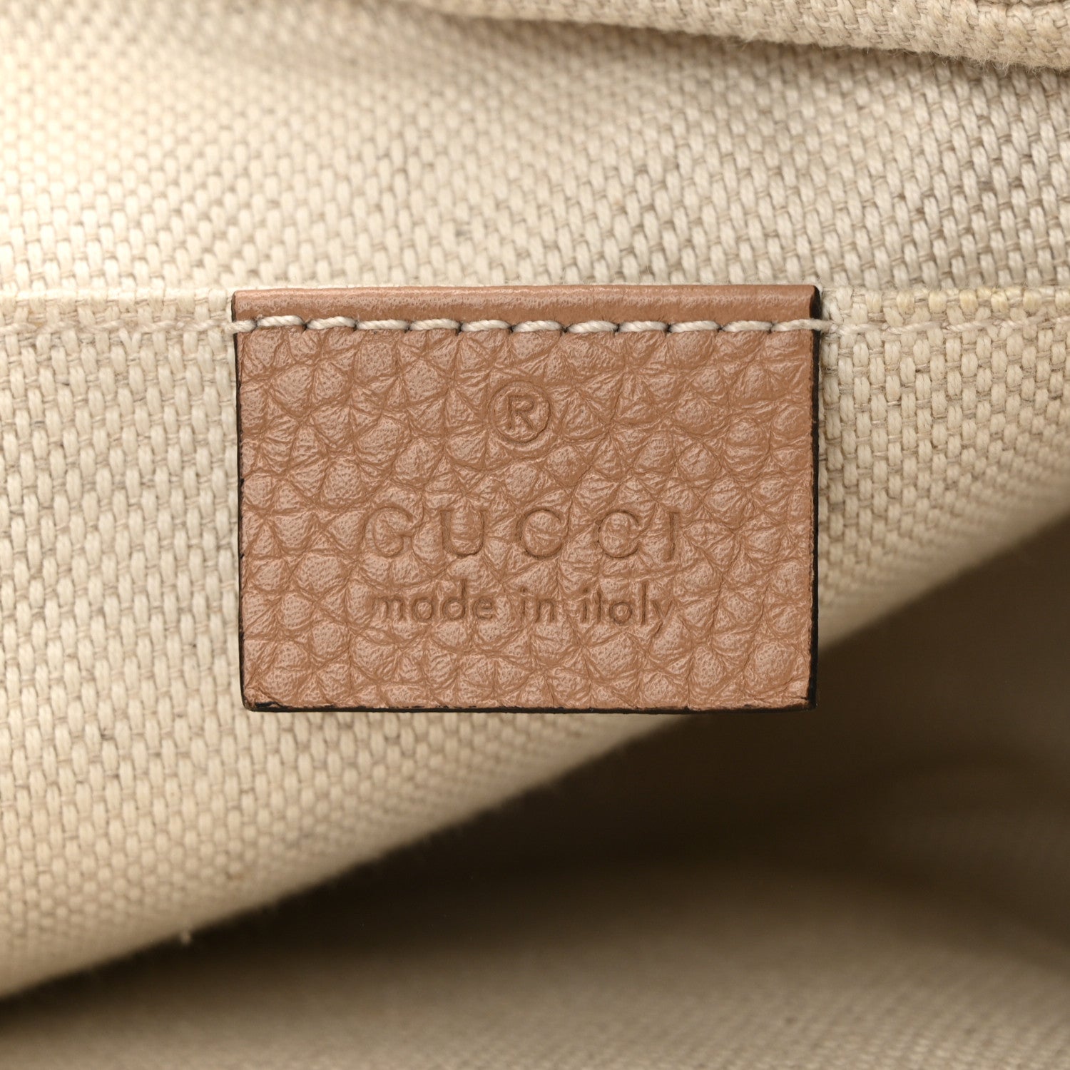 Gucci Pebbled Calfskin Small Soho Disco Bag Rose Beige 6 of 11