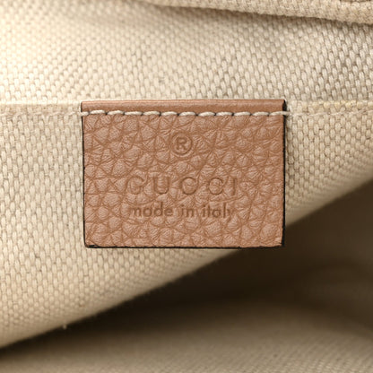 Gucci Pebbled Calfskin Small Soho Disco Bag Rose Beige 6 of 11