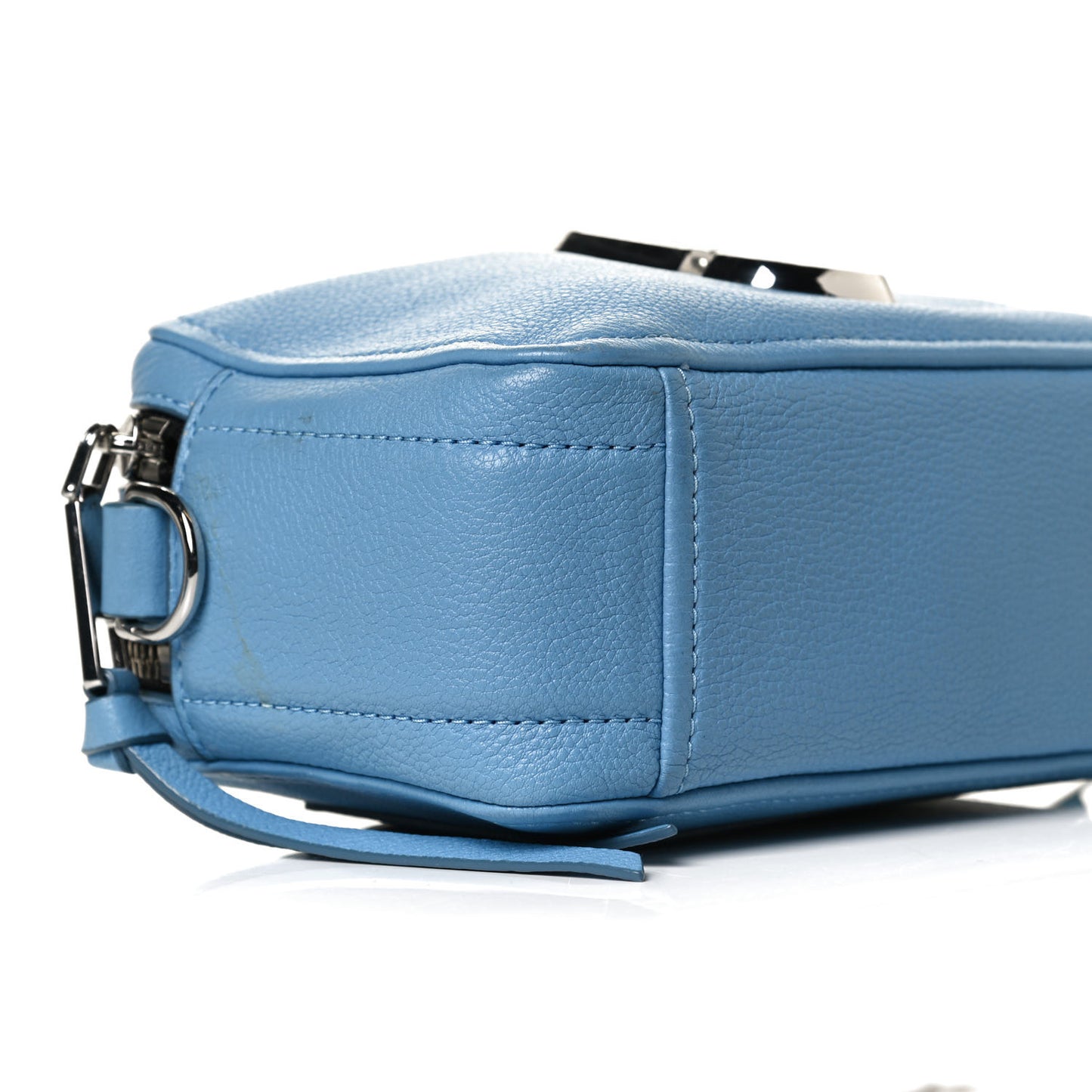 Calfskin Snapshot Camera Bag Blue