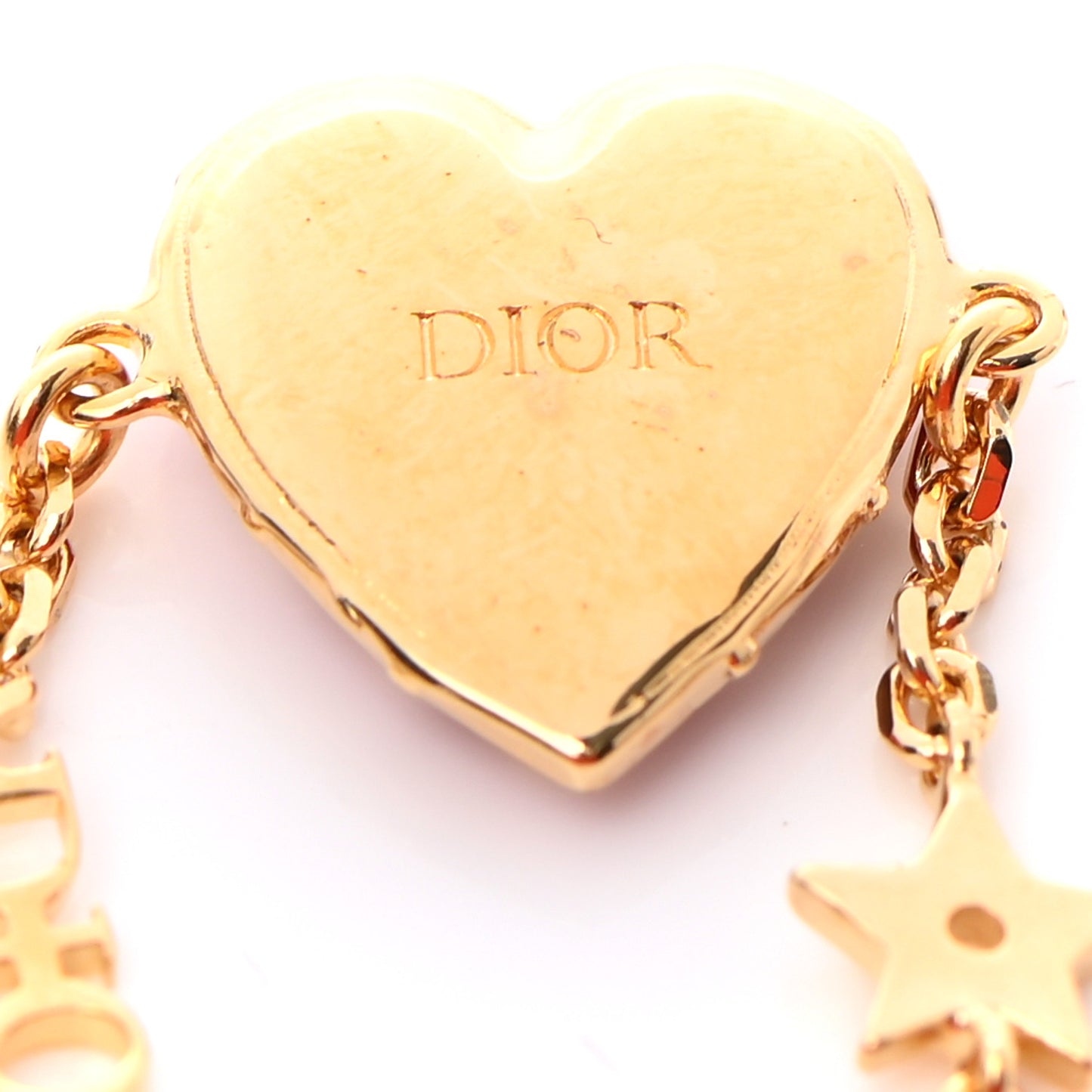 Metal Dioramour Bracelet Red Gold