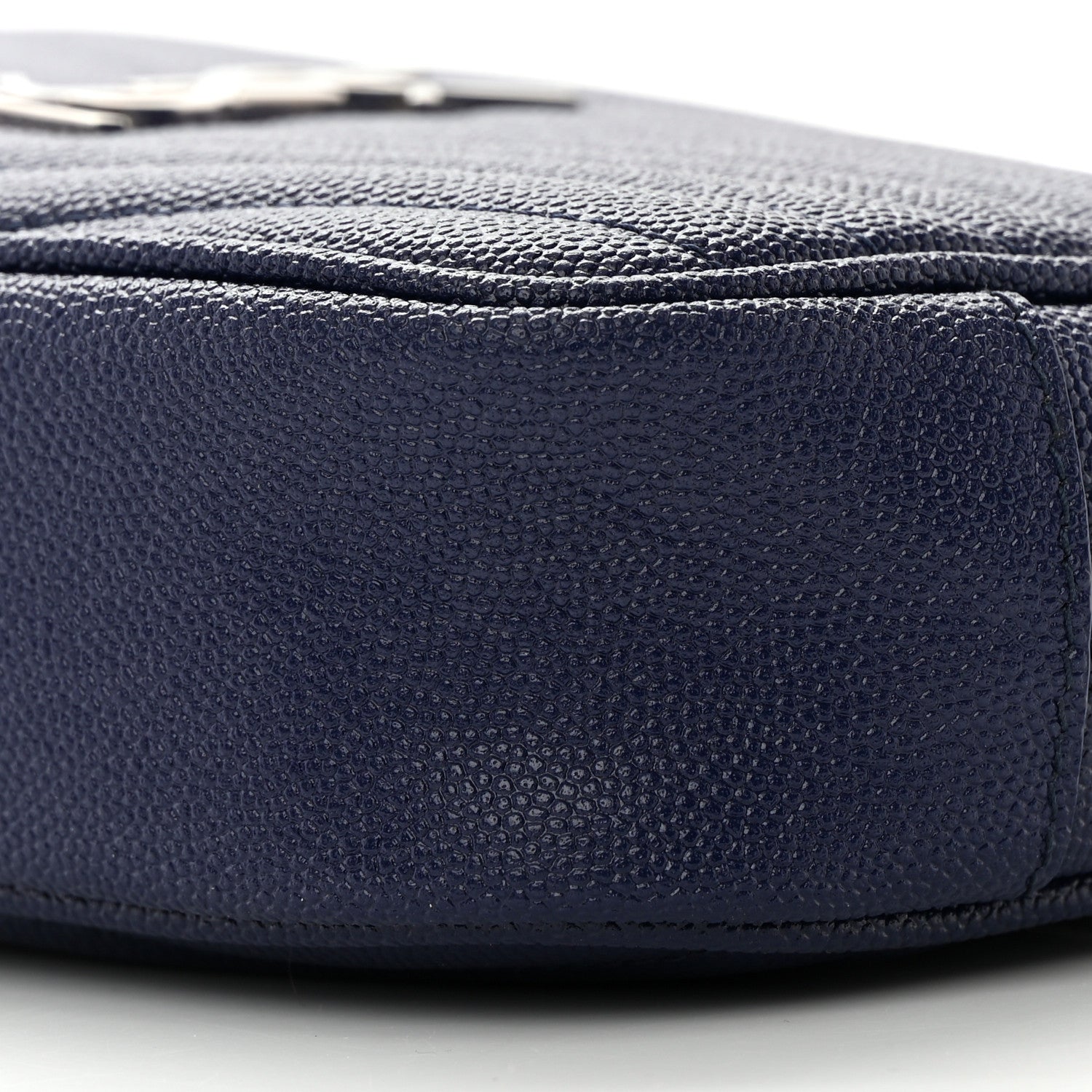 Saint Laurent Grain De Poudre Matelasse Monogram Mini Lou Camera Bag Azure Blue 10 of 10