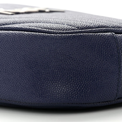Saint Laurent Grain De Poudre Matelasse Monogram Mini Lou Camera Bag Azure Blue 10 of 10