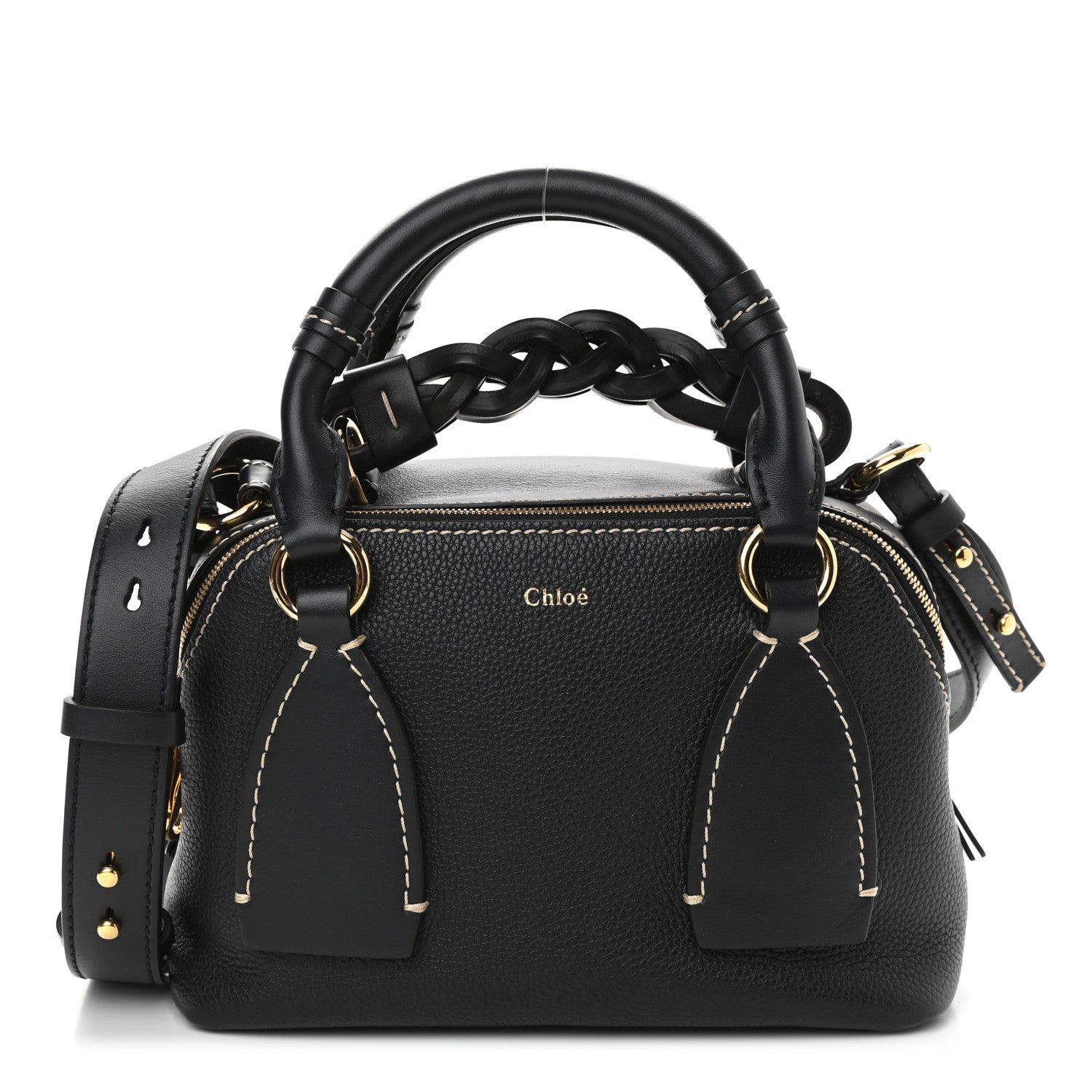 Chloe Calfskin Small Daria Full Blue 1 of 10