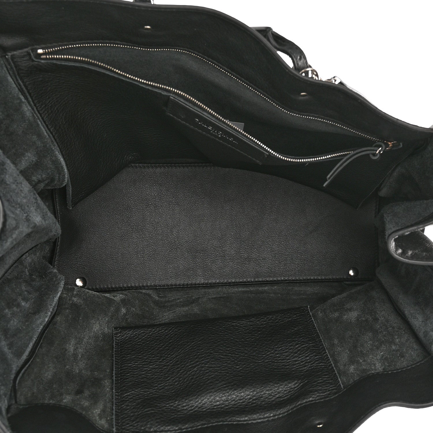 Balenciaga Veau Papier B4 Zip Around Tote Black 5 of 10
