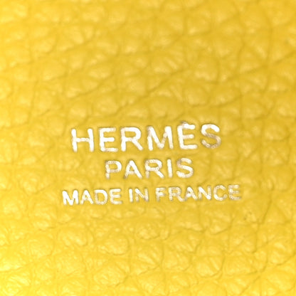 Hermes Taurillon Clemence Casaque Picotin Lock 18 PM Lime Sesame 6 of 9