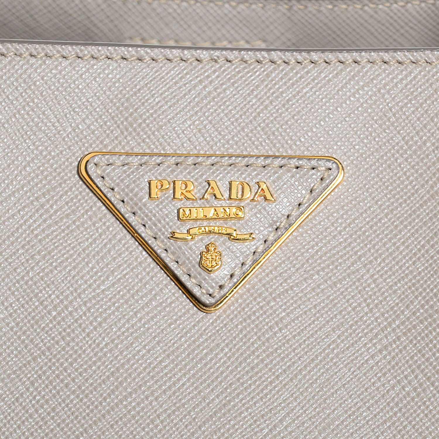 Prada Saffiano Lux Large Tote Pomice 7 of 10