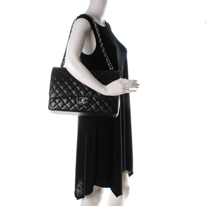 Chanel Caviar Quilted Maxi Double Flap Black 2 of 7