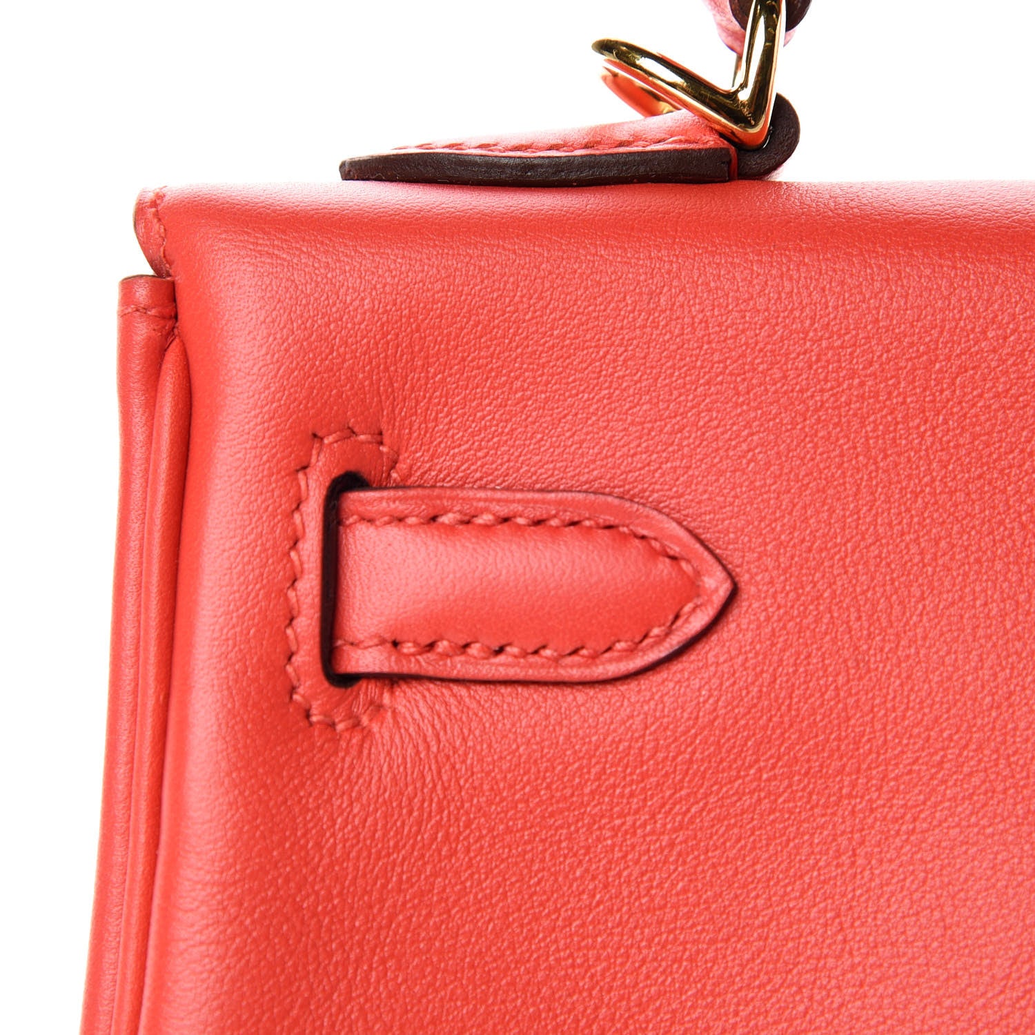 Hermes Swift Kelly Retourne 25 Rouge Tomate 8 of 36