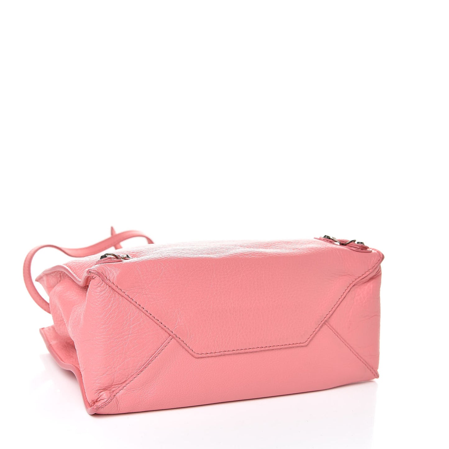 Veau Souple Papier Mini A4 Tote Rose Flamingo