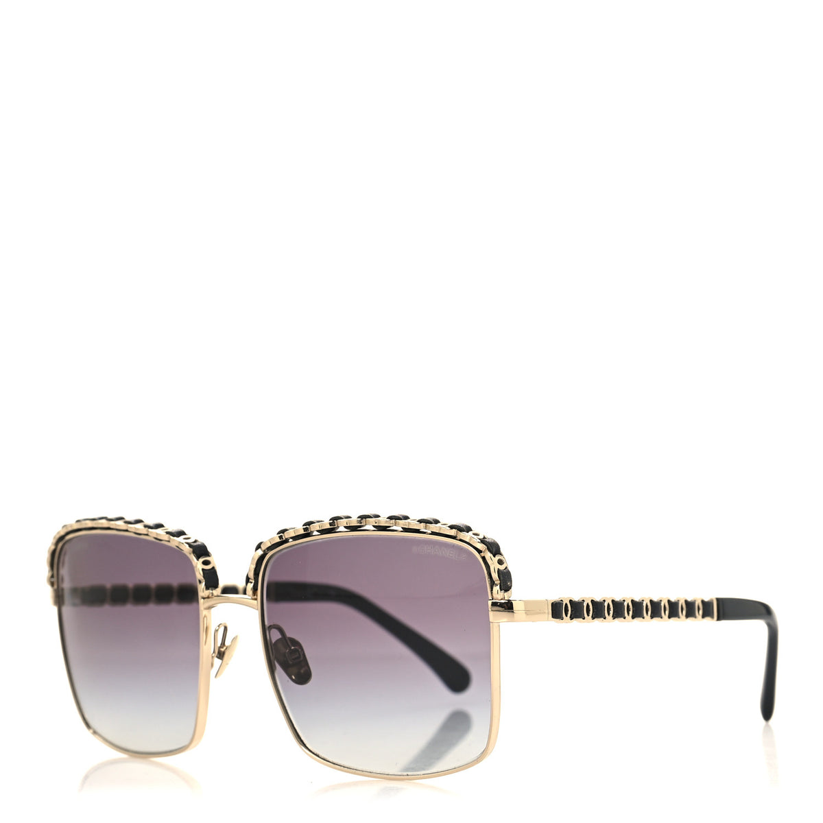 Metal Square Chain Sunglasses 71369 Grey