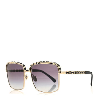 Chanel Metal Square Chain Sunglasses 71369 Grey 1 of 7