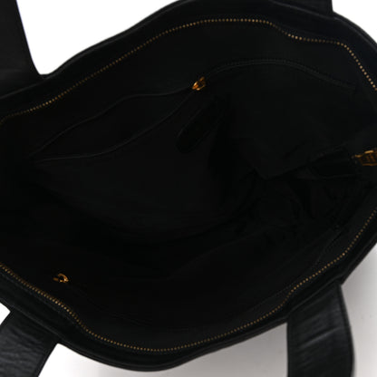 Chanel Lambskin CC Embossed Tote Black 5 of 11