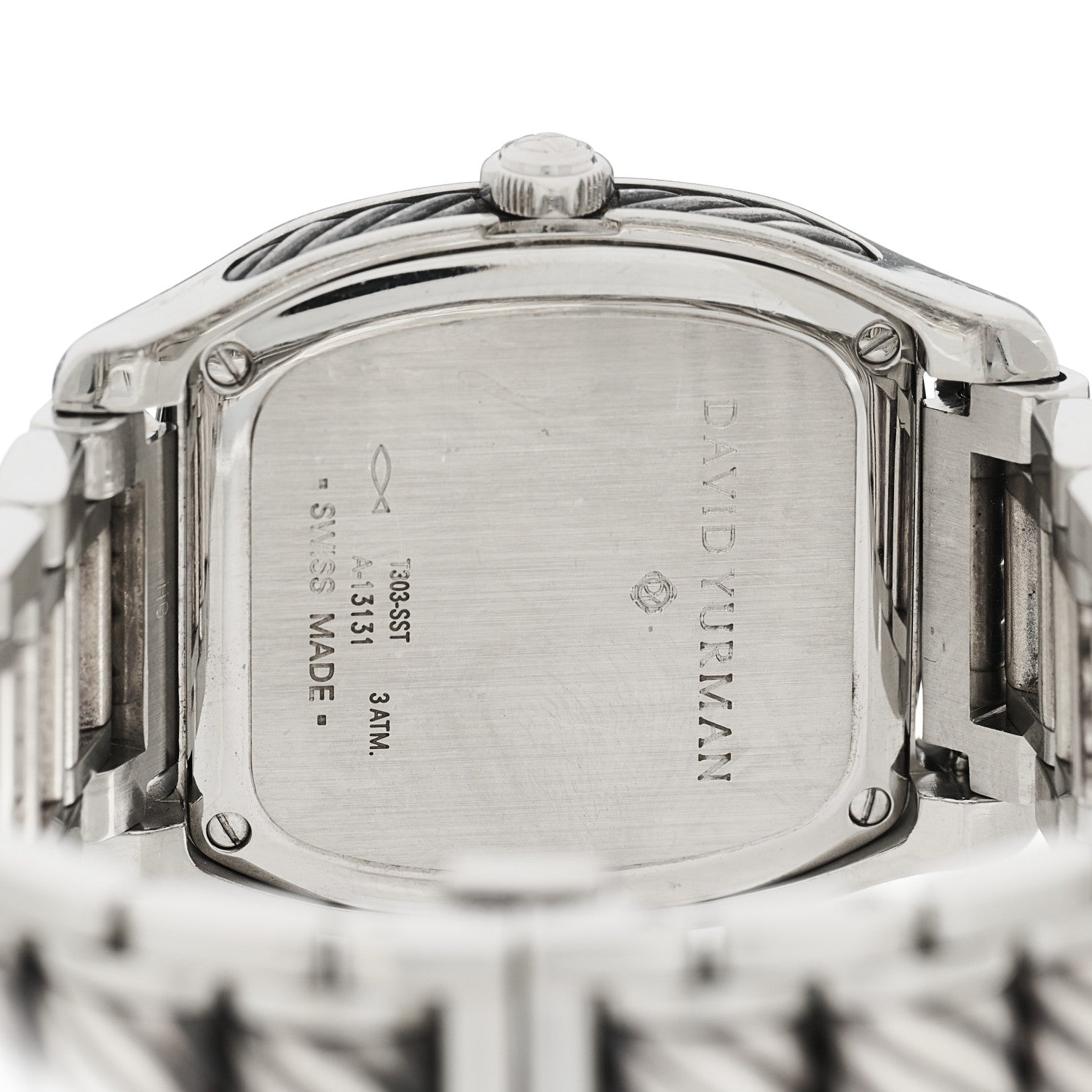 David Yurman DAVID YURMAN Stainless Steel Diamond Mother of Pearl 25mm Thoroughbred Quartz Watch 4 of 4