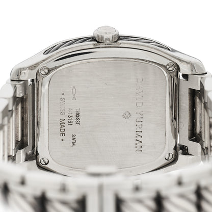 David Yurman DAVID YURMAN Stainless Steel Diamond Mother of Pearl 25mm Thoroughbred Quartz Watch 4 of 4