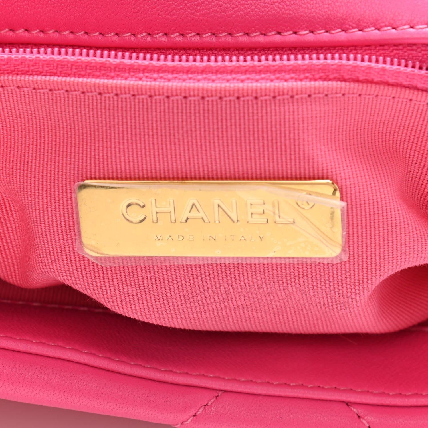 Chanel Lambskin Quilted Medium Chanel 19 Flap Pink 6 of 10