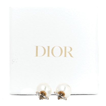 Christian Dior Pearl Bee Star Mise En Dior Tribal Earrings 5 of 5