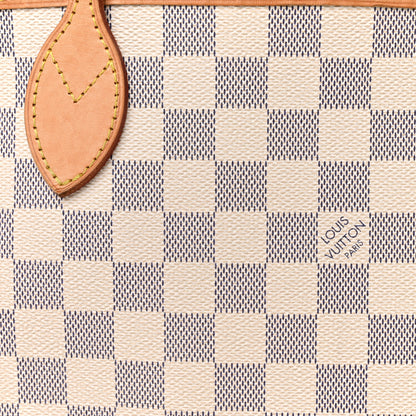 Louis Vuitton Damier Azur Neo Neverfull MM Rose Ballerine 9 of 21