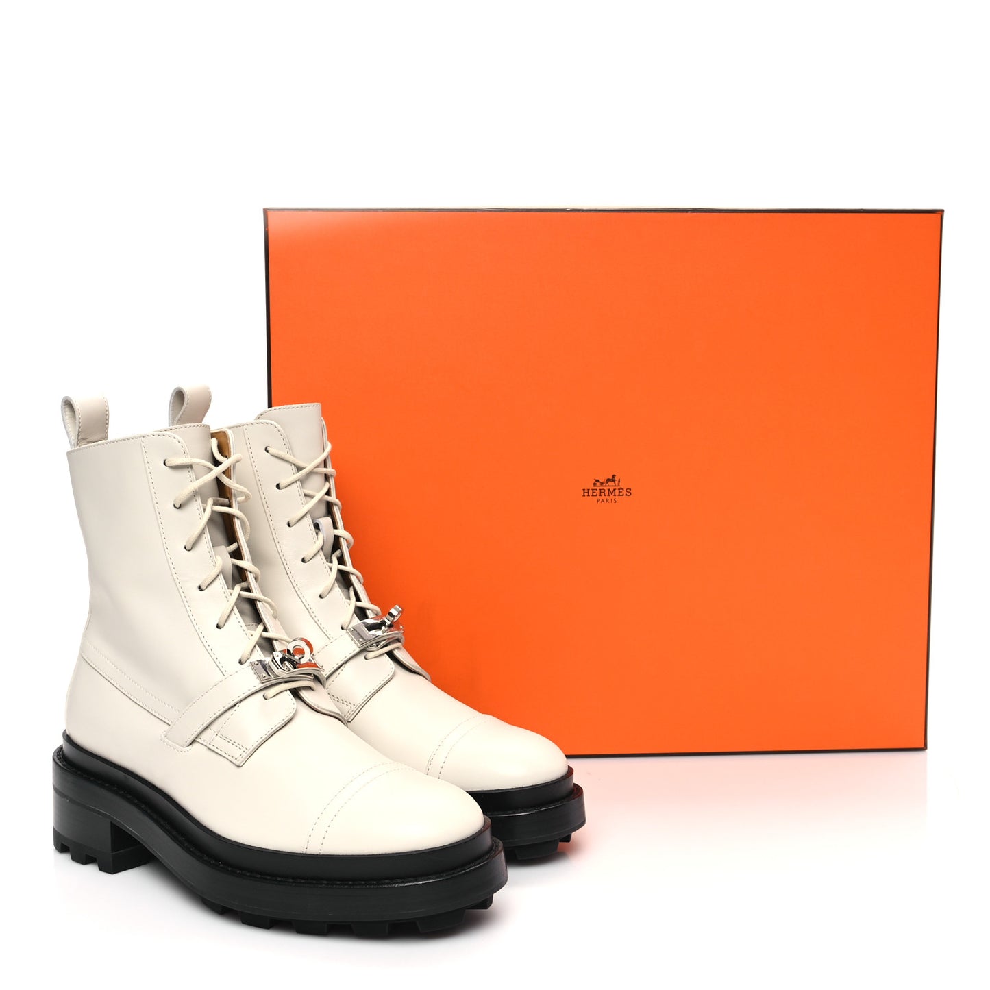 Glossed Calfskin Funk Ankle Boots 36 Beige Glaise