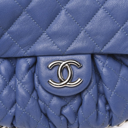 Chanel Washed Lambskin Quilted Mini Chain Around Flap Blue 11 of 15