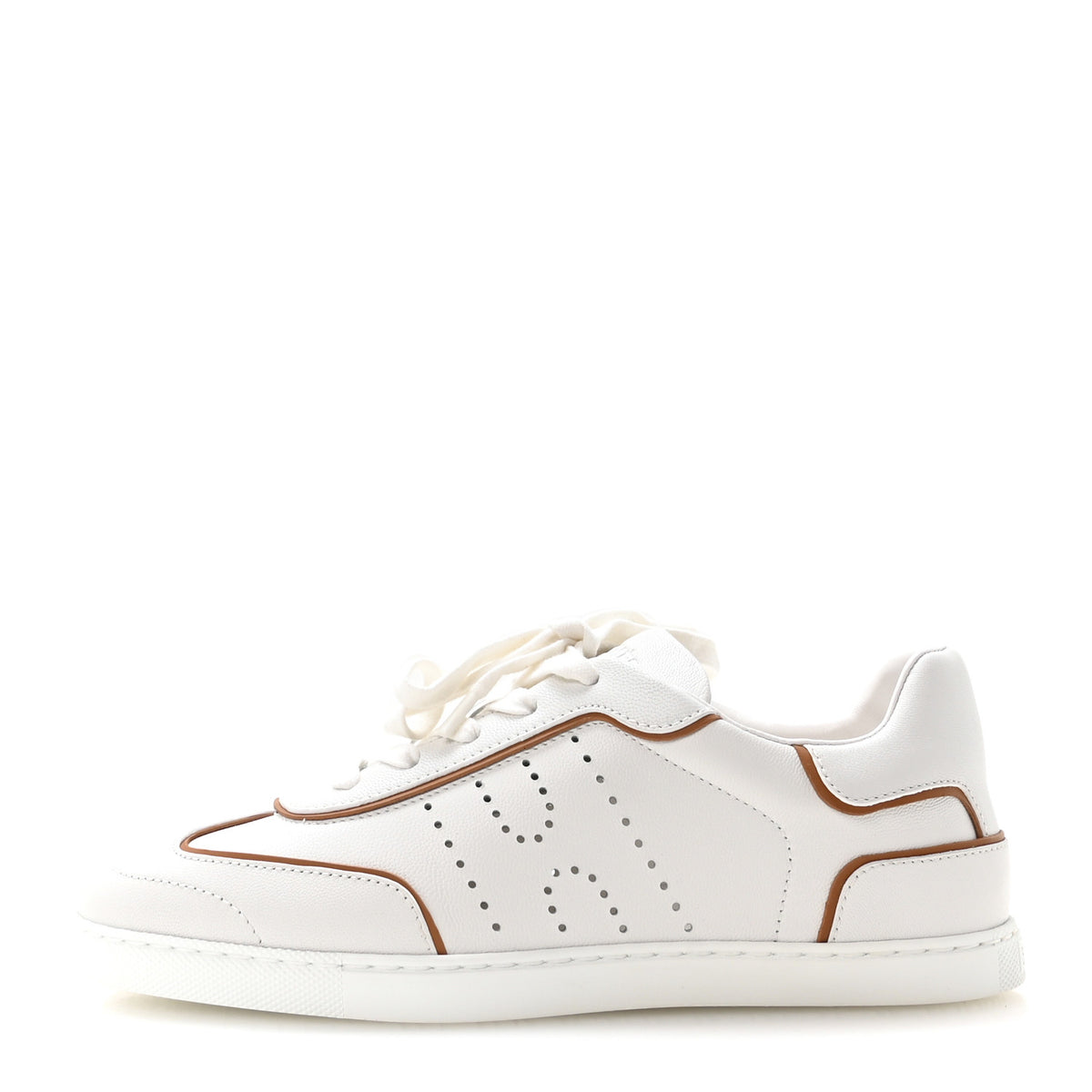 Hermes Sport Goatskin Calfskin Match Sneakers 37 White 1 of 8