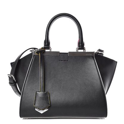 Fendi Vitello Dolce Mini 3Jours Tote Black 1 of 9