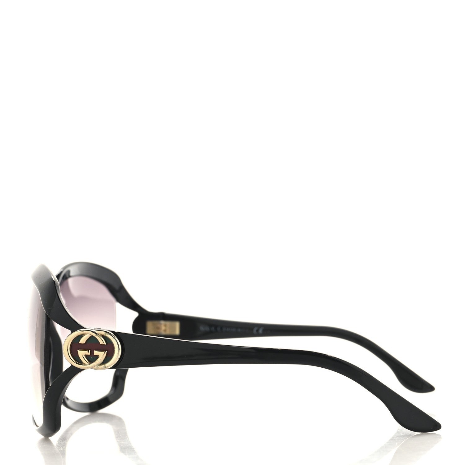 Gucci GG Web Sunglasses 3110/S Black 3 of 8