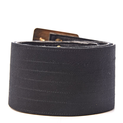 Chanel Jersey CC Wide Belt 70 28 Black 3 of 9