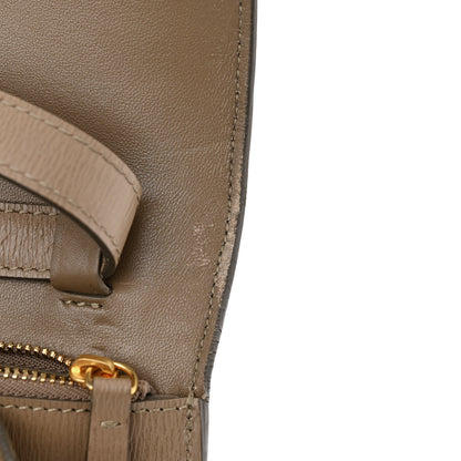 Celine Liege Calfskin Medium Classic Box Flap Bag Taupe 11 of 13