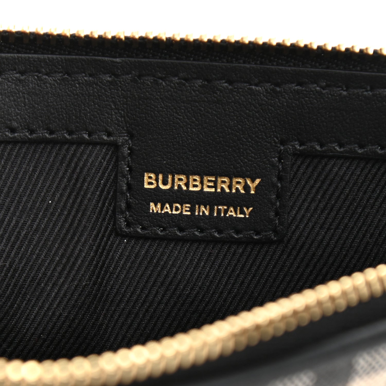 Burberry Vintage Check Calfskin Olympia Slim Pouch Archive Beige 6 of 9