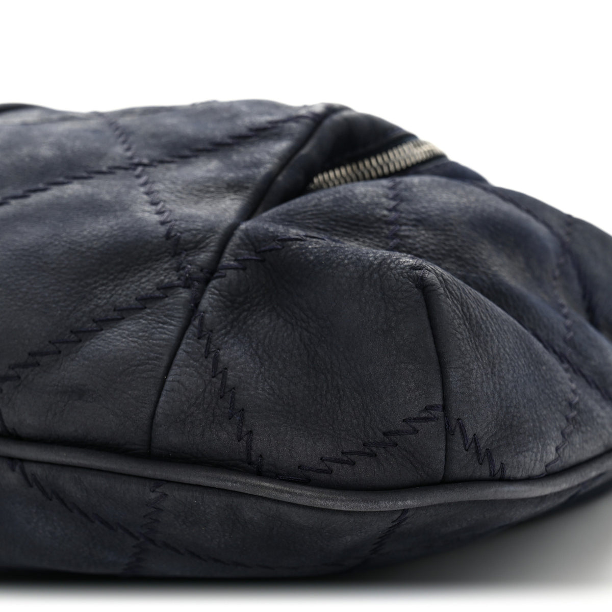 Chanel Nubuck Darjeeling Hobo Navy 18 of 19