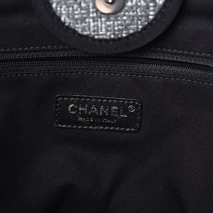 Chanel Canvas Medium Deauville Tote Charcoal 7 of 13