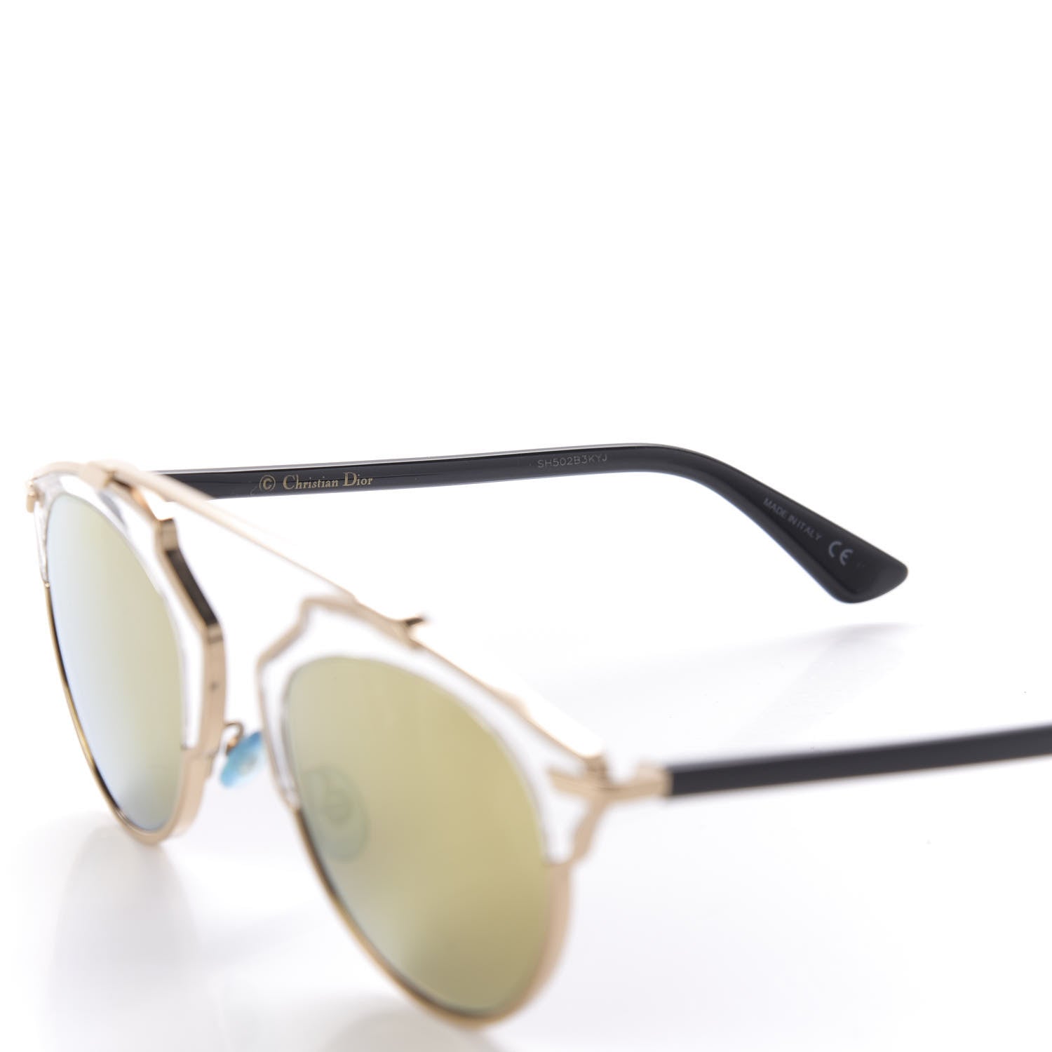 Christian Dior Mirrored So Real Sunglasses Gold 5 of 7
