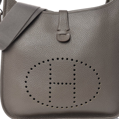 Hermes Taurillon Clemence Evelyne III GM Etain 8 of 15