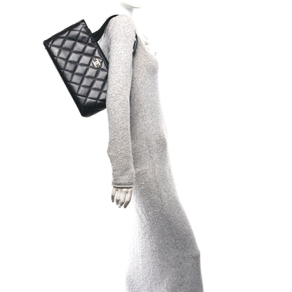 Chanel Lambskin Quilted Shoulder Bag Black 2 of 11