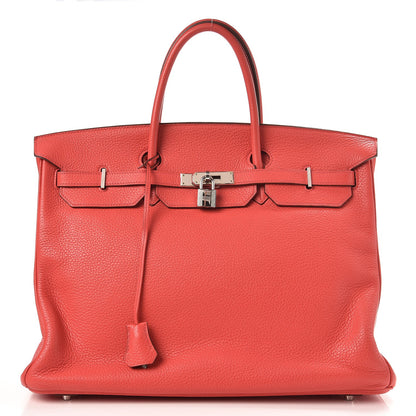 Hermes Taurillon Clemence Birkin 40 Bougainvillea 1 of 39
