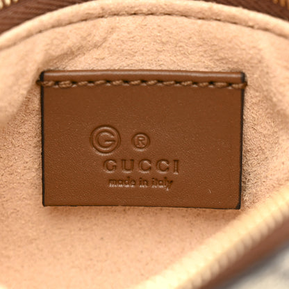 Gucci GG Supreme Monogram Key Case Beige Ebony Cuir 6 of 8